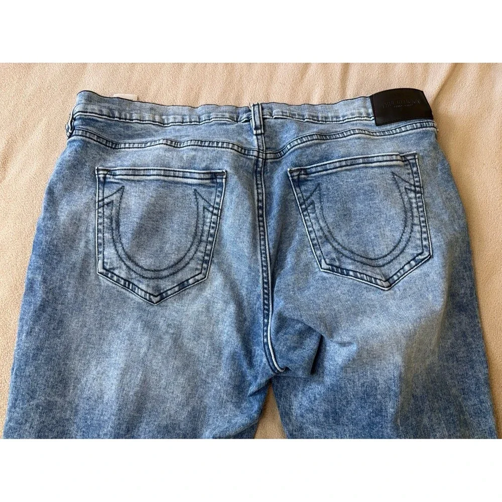 True Religion Rocco Relaxed Skinny Jeans Size 38x33
